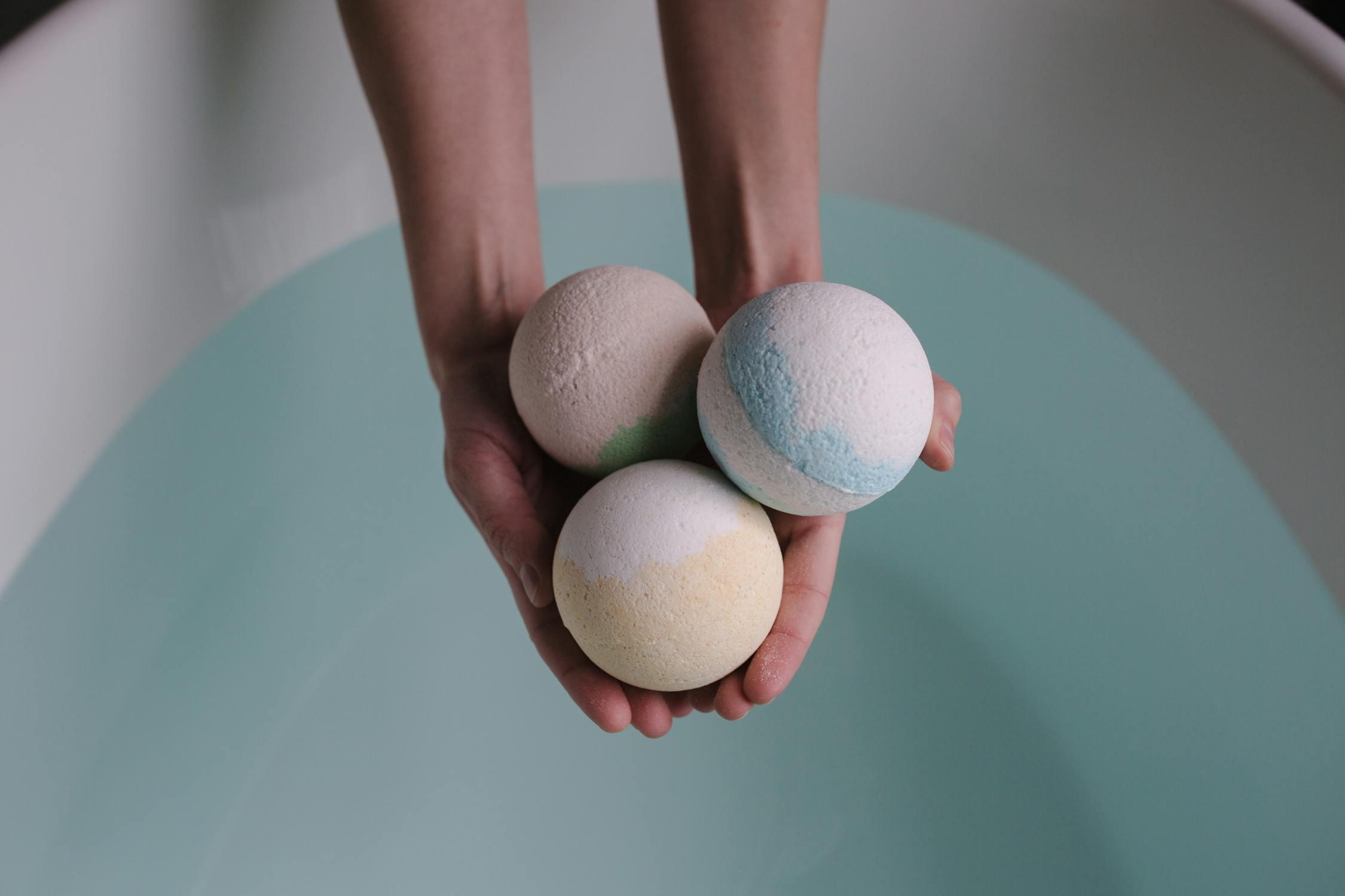 Treat her to a spa-like experience with homemade bath bombs.